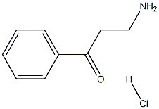 1-Propanone,3-amino-1-phenyl-, hydrochloride (1:1) Struktur