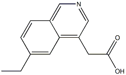 4-Isoquinolineaceticacid,6-ethyl-(9CI) Struktur