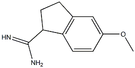 1H-Indene-1-carboximidamide,2,3-dihydro-5-methoxy-(9CI) Struktur