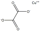 COPPER() OXALATE HEMIHYDRATE Struktur