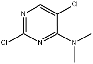 2,5-dichloro-N,N-dimethylpyrimidin-4-amine Struktur