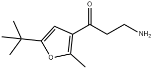 1-Propanone,3-amino-1-[5-(1,1-dimethylethyl)-2-methyl-3-furanyl]-(9CI) Struktur