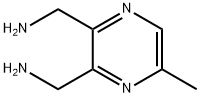 2,3-Pyrazinedimethanamine,5-methyl-(9CI) Struktur