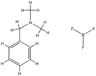 (N,N-dimethylbenzylamine)trifluoroboron 結(jié)構(gòu)式