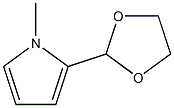 1H-Pyrrole,2-(1,3-dioxolan-2-yl)-1-methyl-(9CI) Struktur