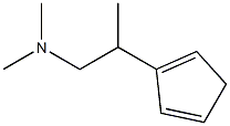 1,4-Cyclopentadiene-1-ethanamine,N,N,beta-trimethyl-(9CI) Struktur