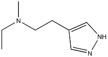 1H-Pyrazole-4-ethanamine,N-ethyl-N-methyl-(9CI) Struktur