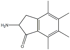 1H-Inden-1-one,2-amino-2,3-dihydro-4,5,6,7-tetramethyl-(9CI) Struktur