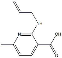 3-Pyridinecarboxylicacid,6-methyl-2-(2-propenylamino)-(9CI) Struktur