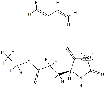 A-B-A triblock copolymer Struktur