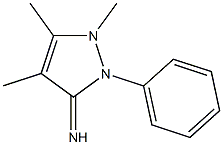 3H-Pyrazol-3-imine,1,2-dihydro-1,4,5-trimethyl-2-phenyl-(9CI) Struktur