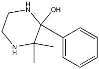 2-Piperazinol,3,3-dimethyl-2-phenyl-(9CI) Struktur