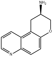 1H-Pyrano[3,2-f]quinolin-2-amine,2,3-dihydro-,(2R)-(9CI) Struktur