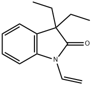 2H-Indol-2-one,1-ethenyl-3,3-diethyl-1,3-dihydro-(9CI) Struktur