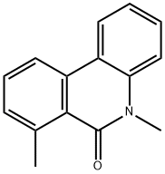 6(5H)-Phenanthridinone,5,7-dimethyl-(9CI) Struktur