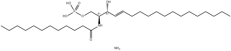 N-lauroyl-ceraMide-1-phosphate (aMMoniuM salt) Struktur