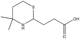 2H-1,3-Thiazine-2-propionicacid,tetrahydro-4,4-dimethyl-(8CI) Struktur