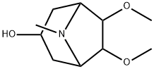 8-Azabicyclo[3.2.1]octan-3-ol,6,7-dimethoxy-8-methyl-(9CI) Struktur