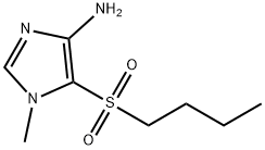 1H-Imidazol-4-amine,5-(butylsulfonyl)-1-methyl-(9CI) Struktur