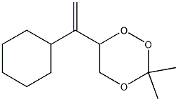 1,2,4-Trioxane,6-(1-cyclohexylethenyl)-3,3-dimethyl-(9CI) Struktur