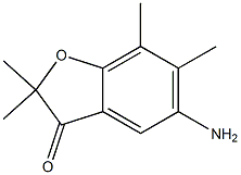 3(2H)-Benzofuranone,5-amino-2,2,6,7-tetramethyl-(9CI) Struktur