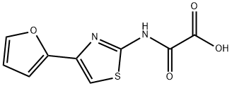 (alpha furyl-4 thiazolyl-2) oxamique [French] Struktur