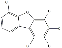 1,2,3,4,6-PNCDF Struktur