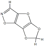 [1,3]Dioxolo[4,5]furo[2,3-d]isoxazole(9CI) Struktur