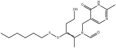 oxythiamine hexyl disulfide Struktur