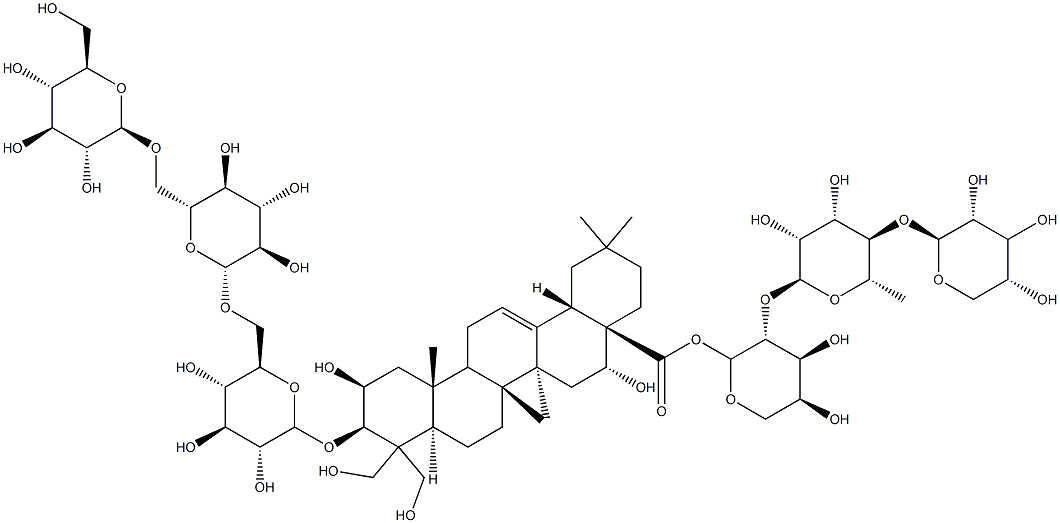 Deapi-platycoside E Struktur