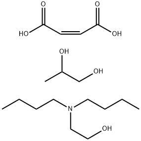 2-Butenedioic acid (Z)-, ester with 1,2-propanediol, compd. with 2-(dibutylamino)ethanol Struktur