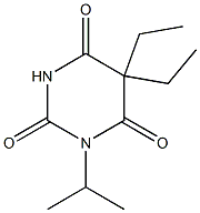 N-isopropylbarbitone Struktur