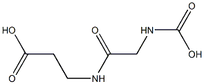 -bta--Alanine,  N-(N-carboxyglycyl)-  (5CI) Struktur