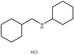 N-(cyclohexylmethyl)cyclohexanamine hydrochloride Struktur