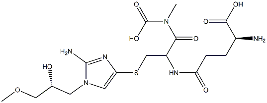 misonidazole-glutathione conjugate Struktur