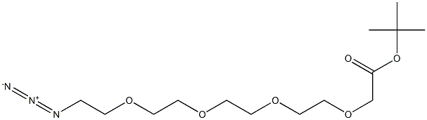 Azido-PEG4-t-butyl acetate Struktur