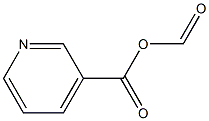 3-Pyridinecarboxylicacid,anhydridewithformicacid(9CI) Struktur