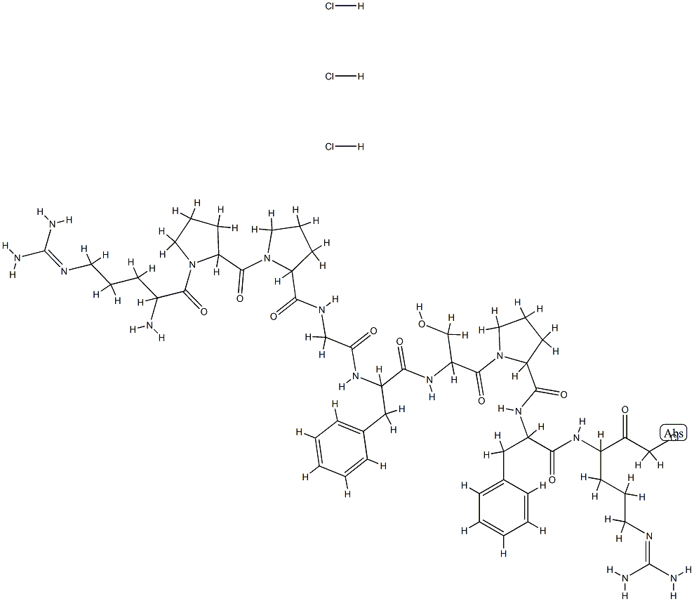 bradykinin chloromethyl ketone Struktur