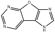 1H-Imidazo[4,5:4,5]furo[2,3-d]pyrimidine  (9CI) Struktur