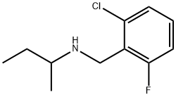 butan-2-yl[(2-chloro-6-fluorophenyl)methyl]amine Struktur