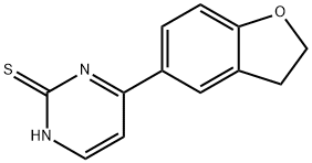 4-(2,3-Dihydrobenzofuran-5-yl)pyrimidine-2-thiol Struktur