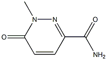 3-Pyridazinecarboxamide,1,6-dihydro-1-methyl-6-oxo-(6CI,7CI) Struktur