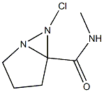 1,6-Diazabicyclo[3.1.0]hexane-5-carboxamide,6-chloro-N-methyl-(9CI) Struktur