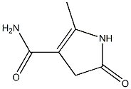 1H-Pyrrole-3-carboxamide,4,5-dihydro-2-methyl-5-oxo-(9CI) Struktur