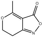 3H-Pyrano[4,3-c]isoxazol-3-one,6,7-dihydro-4-methyl-(9CI) Struktur