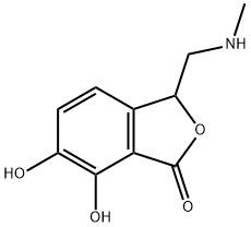 Phthalide, 6,7-dihydroxy-3-[(methylamino)methyl]- (6CI,7CI) Struktur