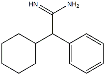 2-cyclohexyl-2-phenylacetamidine Struktur