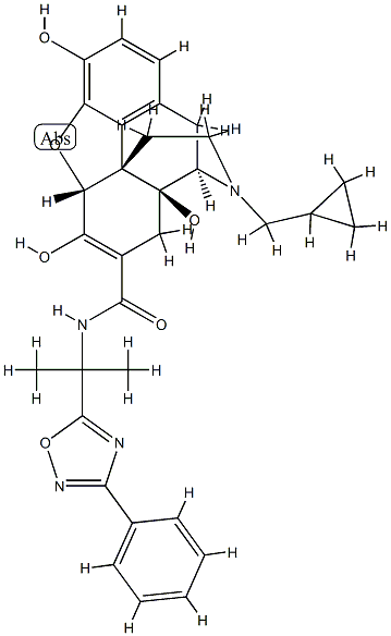 Naldemedine Struktur