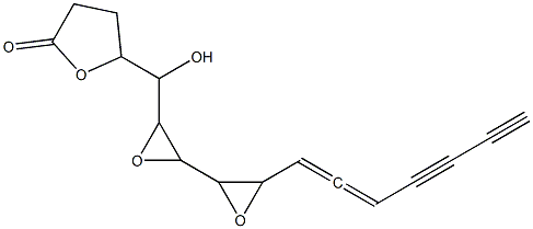 2(3H)-FURANONE, 4,5-DIHYDRO-5-(2,3:4,5-DIEPOXY-1-HYDROXYDODECA-6,7-DIE N-9,11-DIY Struktur