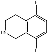 Isoquinoline, 5,8-difluoro-1,2,3,4- tetrahydro- Struktur